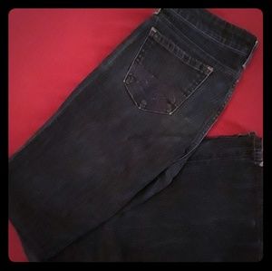 American Eagle ultra-dark Real Flare jeans